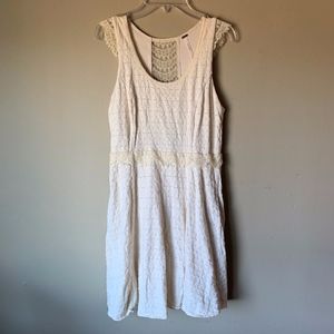 Free People A-Line White Lace Dress